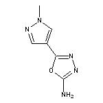 5-(1-methyl-1H-pyrazol-4-yl)-1,3,4-oxadiazol-2-amine