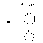 4-(pyrrolidin-1-yl)benzene-1-carboximidamide hydrochloride