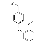 [4-(2-methoxyphenoxy)phenyl]methanamine