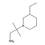 2-(3-ethylpiperidin-1-yl)-2-methylpropan-1-amine