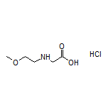 2-[(2-methoxyethyl)amino]acetic acid hydrochloride