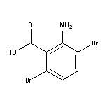 2-amino-3,6-dibromobenzoic acid