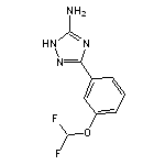 3-[3-(difluoromethoxy)phenyl]-1H-1,2,4-triazol-5-amine