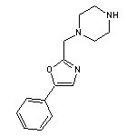 1-[(5-phenyl-1,3-oxazol-2-yl)methyl]piperazine