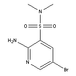 2-amino-5-bromo-N,N-dimethylpyridine-3-sulfonamide