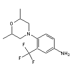 4-(2,6-dimethylmorpholin-4-yl)-3-(trifluoromethyl)aniline