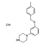 1-{3-[(4-methylphenyl)methoxy]phenyl}piperazine hydrochloride