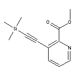 methyl 3-[2-(trimethylsilyl)ethynyl]pyridine-2-carboxylate