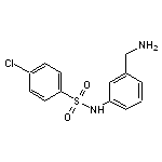 N-[3-(aminomethyl)phenyl]-4-chlorobenzene-1-sulfonamide