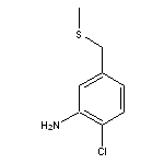 2-chloro-5-[(methylsulfanyl)methyl]aniline