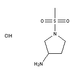 1-methanesulfonylpyrrolidin-3-amine hydrochloride