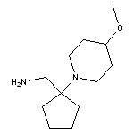 [1-(4-methoxypiperidin-1-yl)cyclopentyl]methanamine