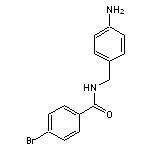 N-[(4-aminophenyl)methyl]-4-bromobenzamide