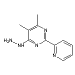 4-hydrazino-5,6-dimethyl-2-pyridin-2-ylpyrimidine