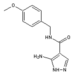 5-amino-N-(4-methoxybenzyl)-1H-pyrazole-4-carboxamide