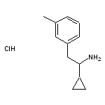 1-cyclopropyl-2-(3-methylphenyl)ethan-1-amine hydrochloride