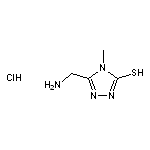 5-(aminomethyl)-4-methyl-4H-1,2,4-triazole-3-thiol hydrochloride