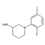 1-(2-fluoro-5-methylphenyl)piperidin-3-amine