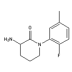 3-amino-1-(2-fluoro-5-methylphenyl)piperidin-2-one