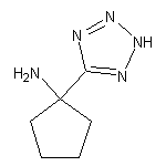 1-(2H-1,2,3,4-tetrazol-5-yl)cyclopentan-1-amine