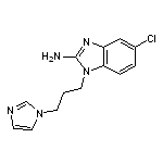 5-chloro-1-[3-(1H-imidazol-1-yl)propyl]-1H-1,3-benzodiazol-2-amine