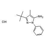 3-tert-butyl-4-methyl-1-phenyl-1H-pyrazol-5-amine hydrochloride