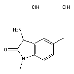 3-amino-1,5-dimethyl-2,3-dihydro-1H-indol-2-one dihydrochloride