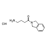 4-amino-1-(2,3-dihydro-1H-isoindol-2-yl)butan-1-one hydrochloride