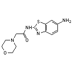 N-(6-amino-1,3-benzothiazol-2-yl)-2-morpholin-4-ylacetamide