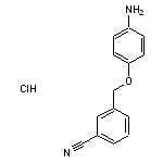 3-(4-aminophenoxymethyl)benzonitrile hydrochloride