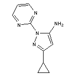 3-cyclopropyl-1-(pyrimidin-2-yl)-1H-pyrazol-5-amine