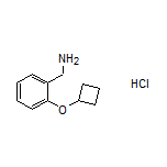 1-(2-Cyclobutoxyphenyl)methanamine Hydrochloride