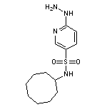 N-cyclooctyl-6-hydrazinylpyridine-3-sulfonamide