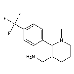 {1-methyl-2-[4-(trifluoromethyl)phenyl]piperidin-3-yl}methanamine