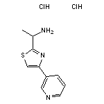 1-[4-(pyridin-3-yl)-1,3-thiazol-2-yl]ethan-1-amine dihydrochloride