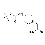 tert-butyl N-[1-(carbamothioylmethyl)piperidin-4-yl]carbamate