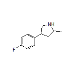 4-(4-fluorophenyl)-2-methylpyrrolidine