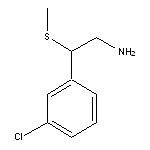 2-(3-chlorophenyl)-2-(methylsulfanyl)ethan-1-amine