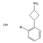 3-(2-bromophenyl)cyclobutan-1-amine hydrochloride