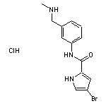 4-bromo-N-{3-[(methylamino)methyl]phenyl}-1H-pyrrole-2-carboxamide hydrochloride