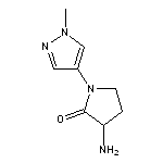 3-amino-1-(1-methyl-1H-pyrazol-4-yl)pyrrolidin-2-one