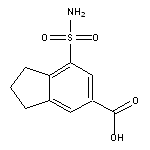 7-sulfamoyl-2,3-dihydro-1H-indene-5-carboxylic acid