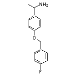 1-{4-[(4-fluorophenyl)methoxy]phenyl}ethan-1-amine