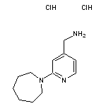 [2-(azepan-1-yl)pyridin-4-yl]methanamine dihydrochloride