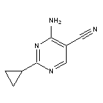 4-amino-2-cyclopropylpyrimidine-5-carbonitrile