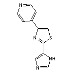 4-[2-(1H-imidazol-5-yl)-1,3-thiazol-4-yl]pyridine