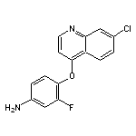 4-[(7-chloroquinolin-4-yl)oxy]-3-fluoroaniline