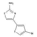 4-(4-bromothiophen-2-yl)-1,3-thiazol-2-amine