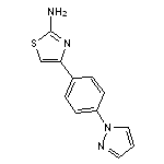 4-[4-(1H-pyrazol-1-yl)phenyl]-1,3-thiazol-2-amine