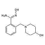 N’-hydroxy-2-[(4-hydroxypiperidin-1-yl)methyl]benzene-1-carboximidamide